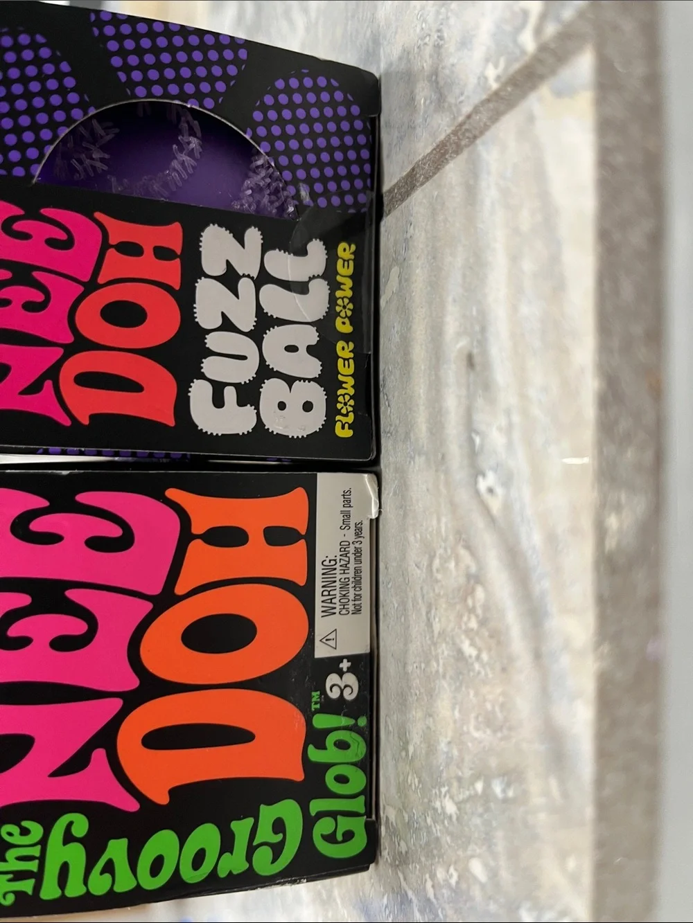 Authentic needohs Fuzz ball (purple) (used once) groovy glob (no air bubbles)